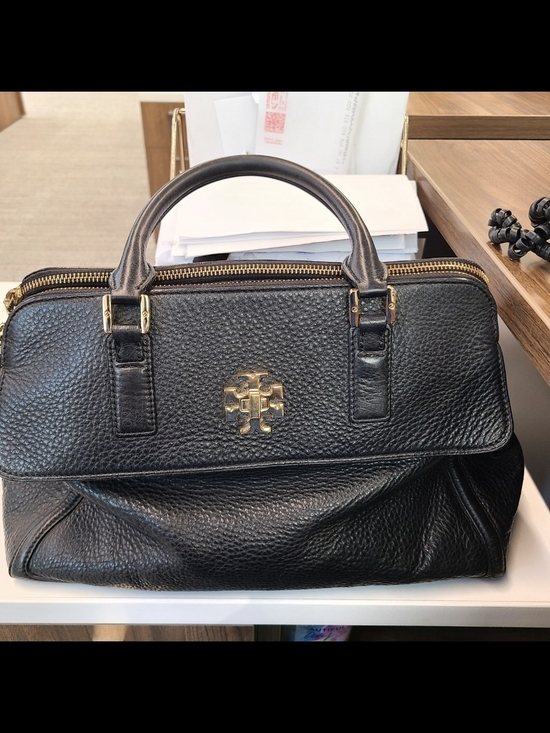 Tory Burch Handbags - Tory Burch Double Zip Dome Satchel with Gold Hardware